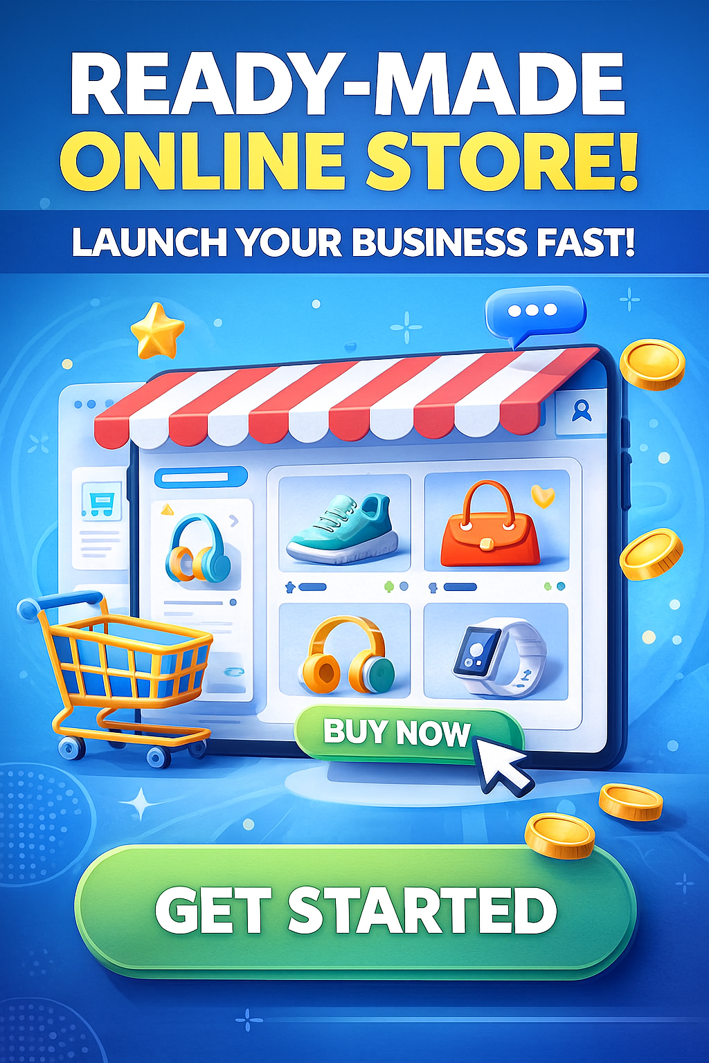 Ready made online store