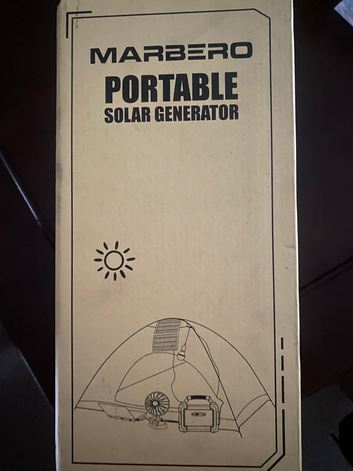 Portable power station including solar panel 30W