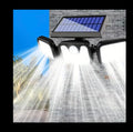 Solar powered outdoor light 3face
