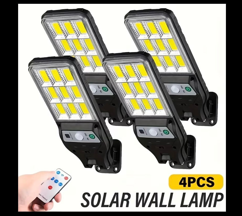 Solar wall lights 4pcs