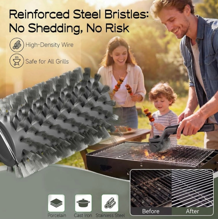 Electric braai cleaner brush
