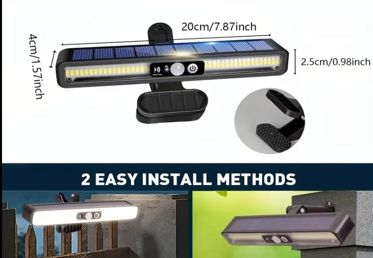 Solar clip on light
