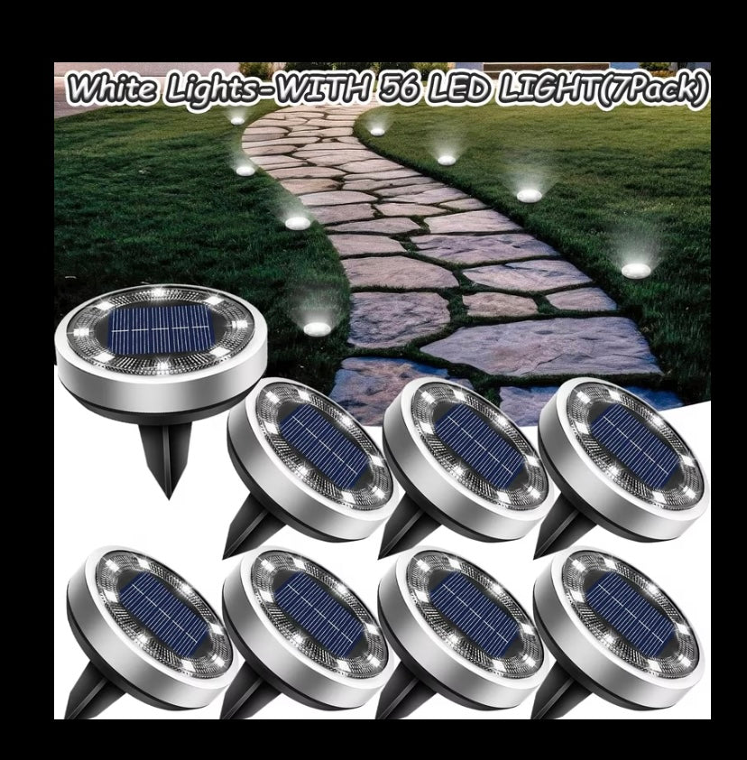 Solar ground lights 7pcs