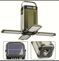 Solar powered camping light foldable