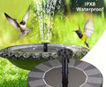 Solar bird fountain