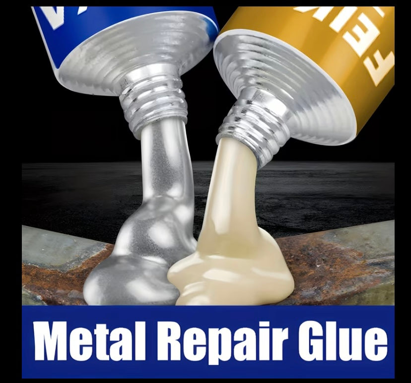 Metal repair glue
