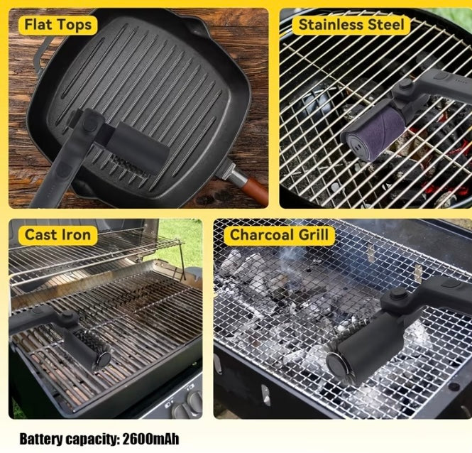 Electric braai cleaner brush