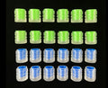 Neon glow valve covers 24pack