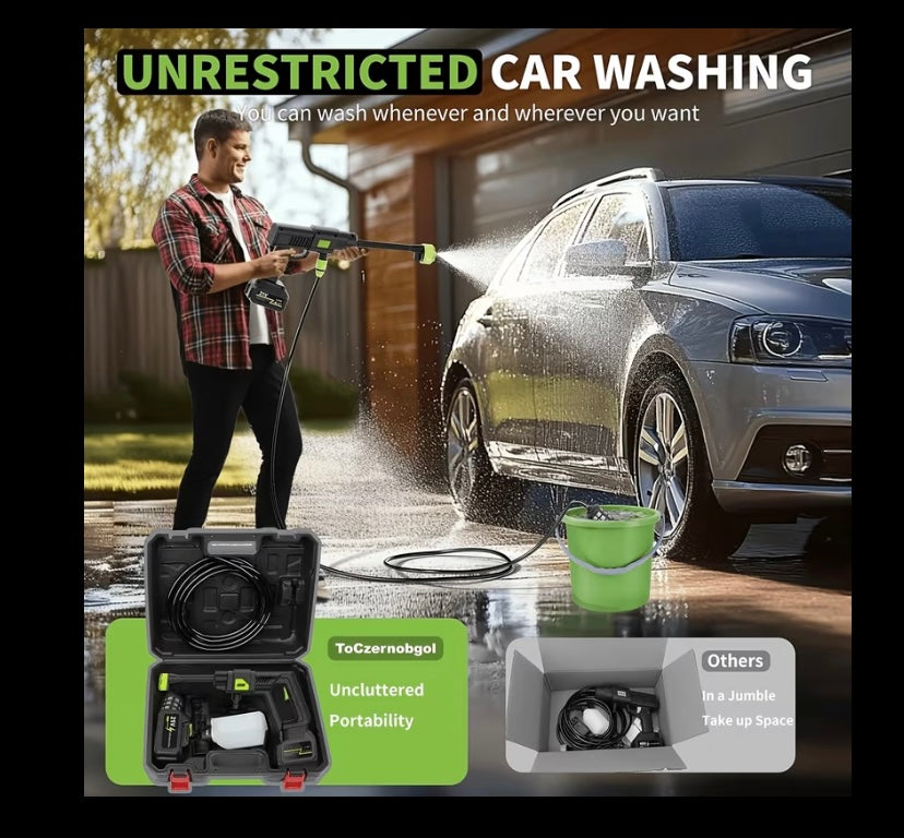 Battery operated pressure washer