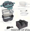 Heating lunchbox with car plug