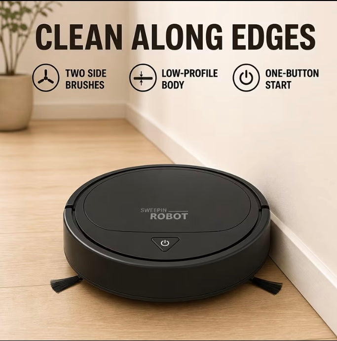 Robot vacuum 1 touch start. No need for apps to use
