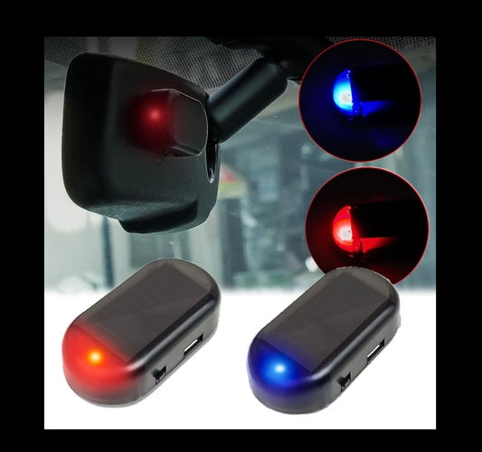 Solar powered anti theft light