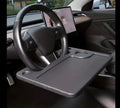 Steering wheel tray table
