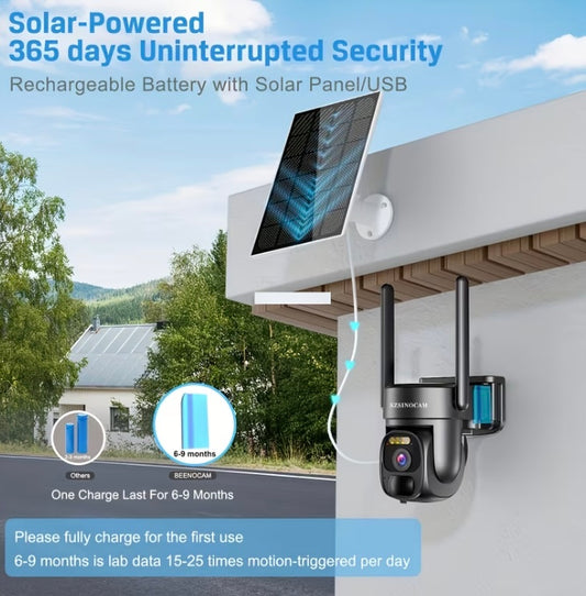 Solar Powered security camera