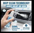 Air conditioner cleaning spray