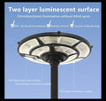 Solar powered ufo outdoor light